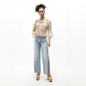 NWT: Lost + Wander Floral Fitted Top